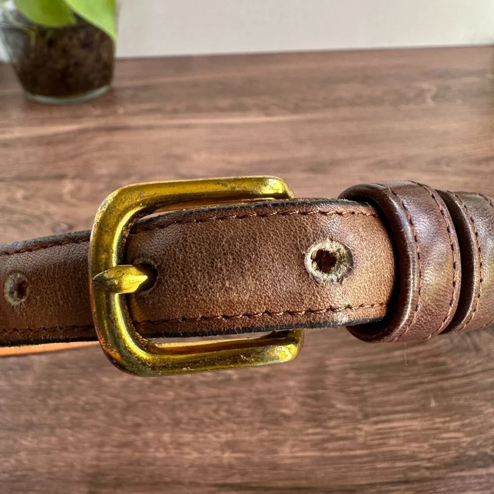 Coach Brown Leather Belt 26